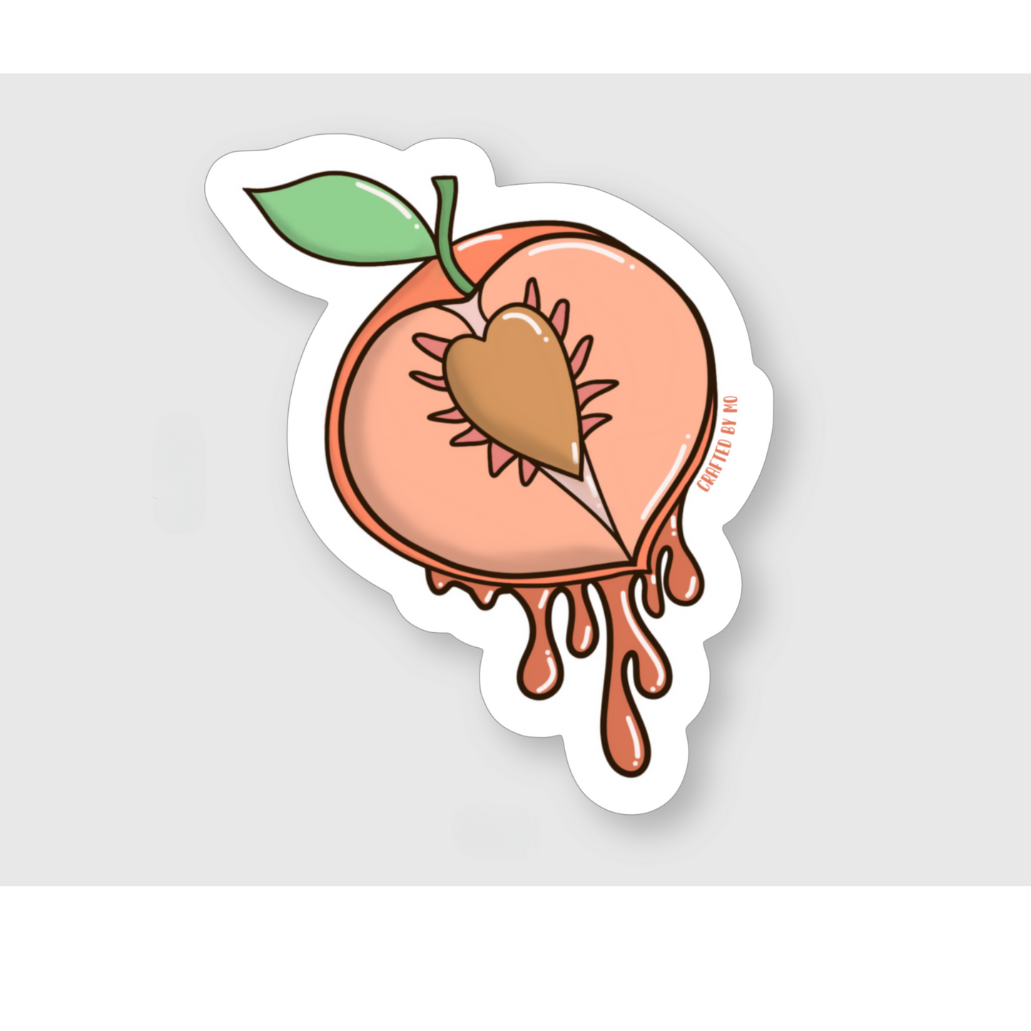 Peach drip
